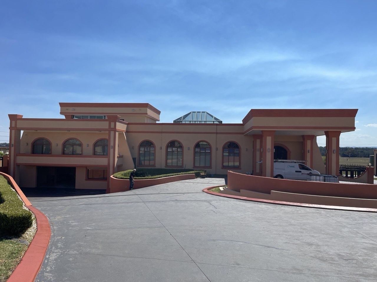 Exterior house after painting