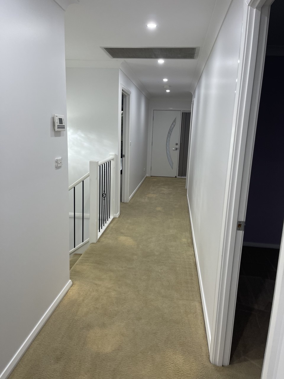 Interior wall painting after