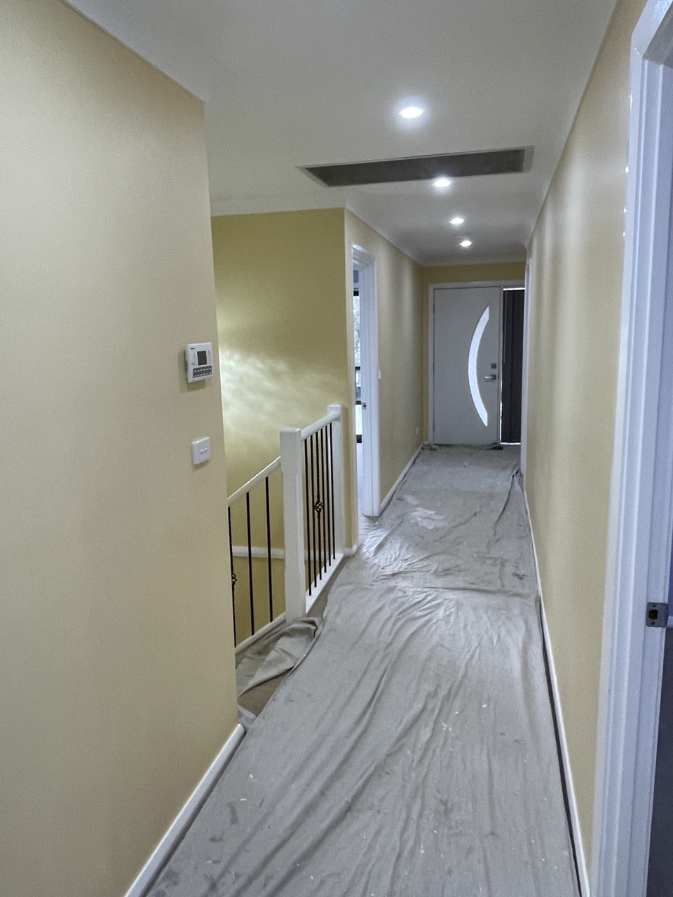 Interior wall painting before